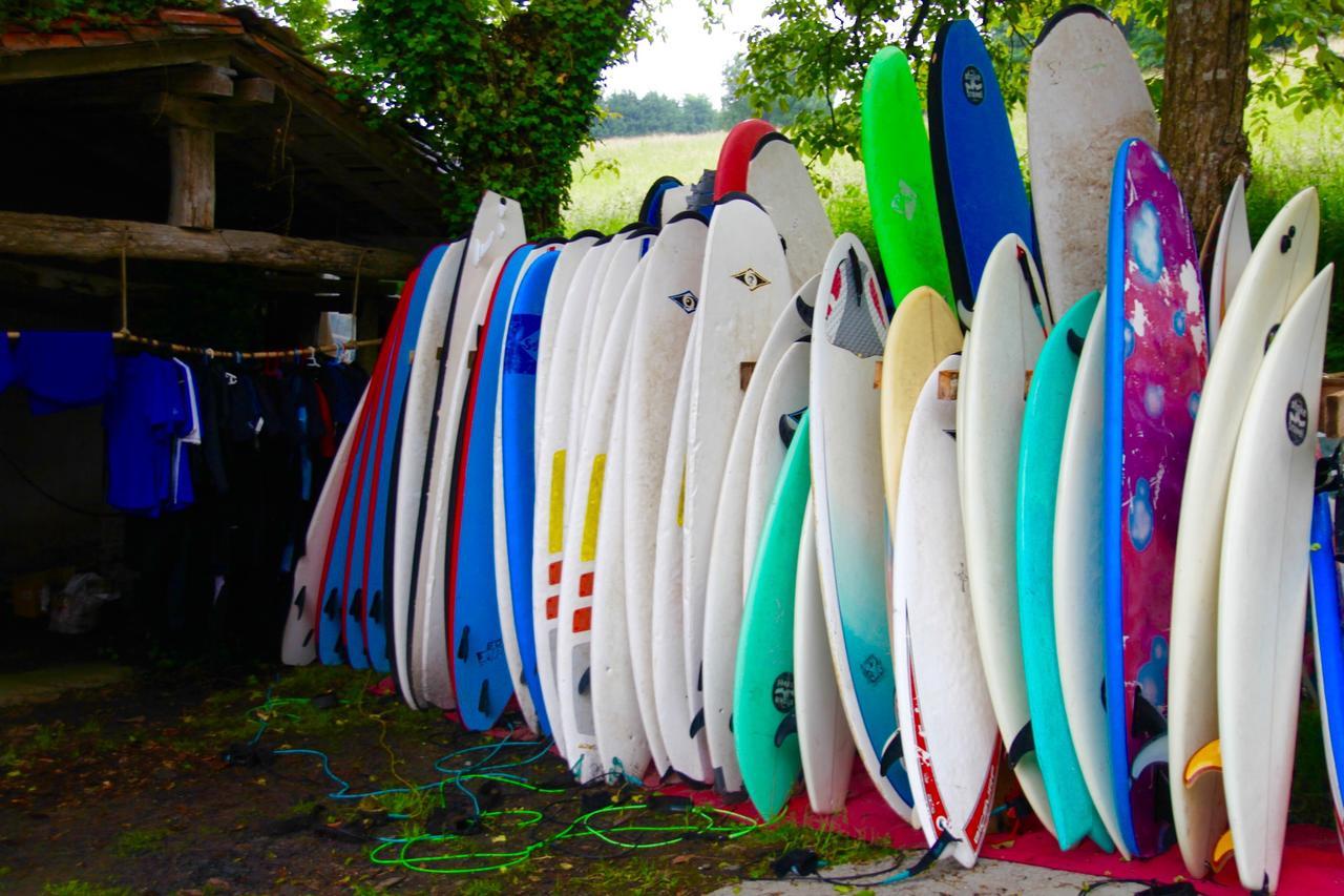 Surf Camp San Sebastian Partyhostel Aia ภายนอก รูปภาพ