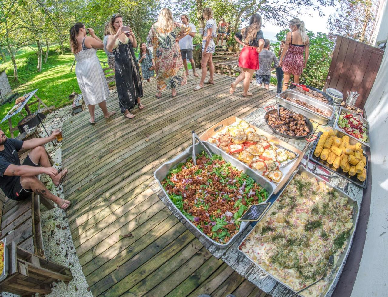 Surf Camp San Sebastian Partyhostel Aia ภายนอก รูปภาพ